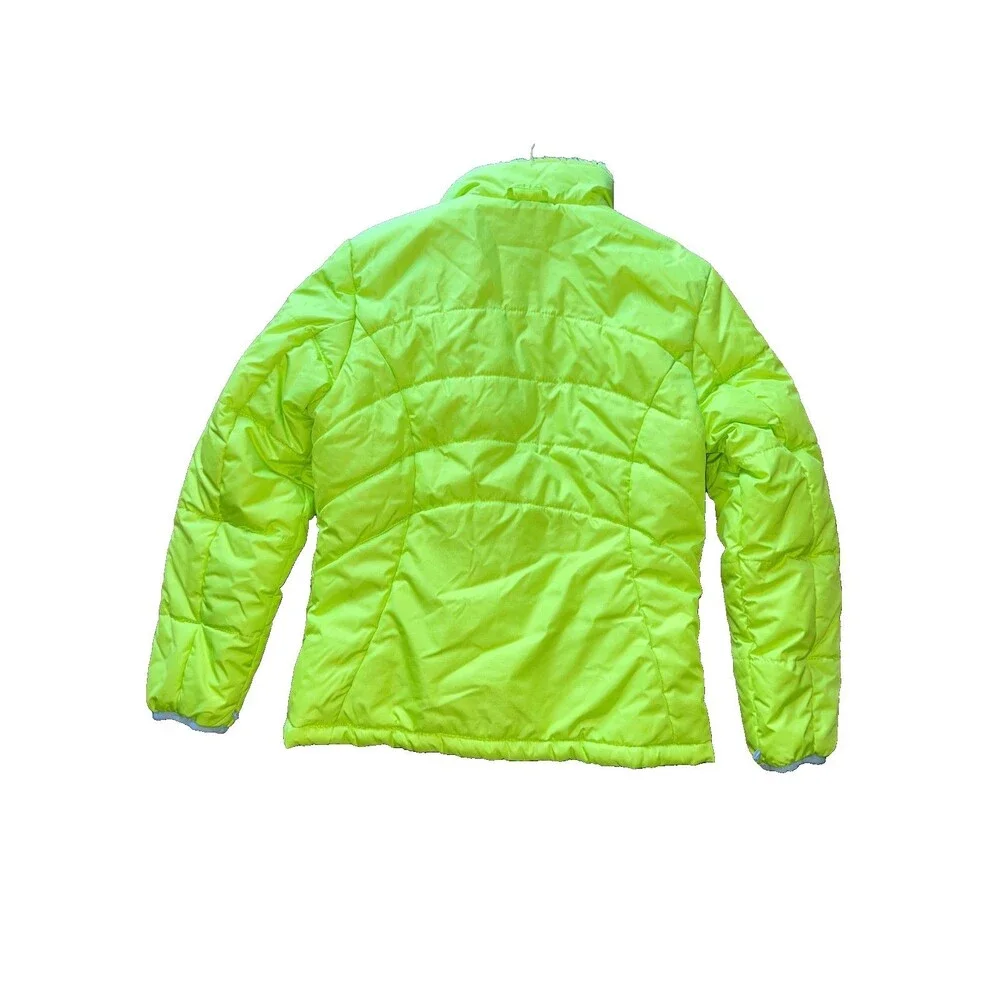 ZeroXposur Puffy Coat‎ Girls M(10/12) Chartreuse Hiking Camping Jacket Play Coat